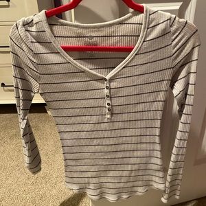 Long sleeve stripe shirt